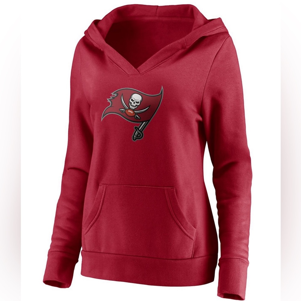 Women's Fanatics Tom Brady Red Tampa Bay Buccaneers Pullover Hoodie